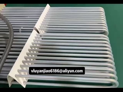 PTFE 난방 12 요소 수직 모양 테플론 몰입 난방 220V 3P 10KW