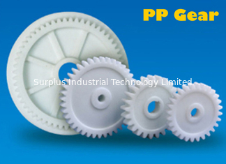 White Diameter 520mm Inner Hole 90mm PP Gear For Electroplating Barrel