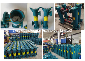 High Corrosive Resistance Single PP Bag Filter Housing Dia 168mm