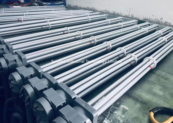 Vertical Multitubes Industrial Immersion Heater For Chemical Solutions