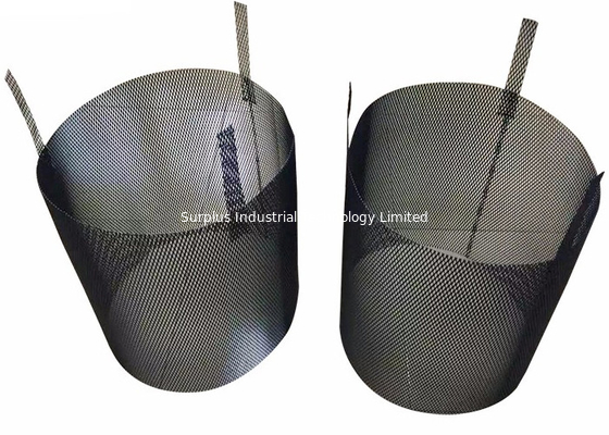 MMO Coating Ruthenium Iridium Coated Anode Baskets , Plating Basket