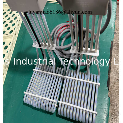 산성 가열 및 부식성 화학 가열용 3상 415V 4.5kw L자형 PTFE 침수 히터